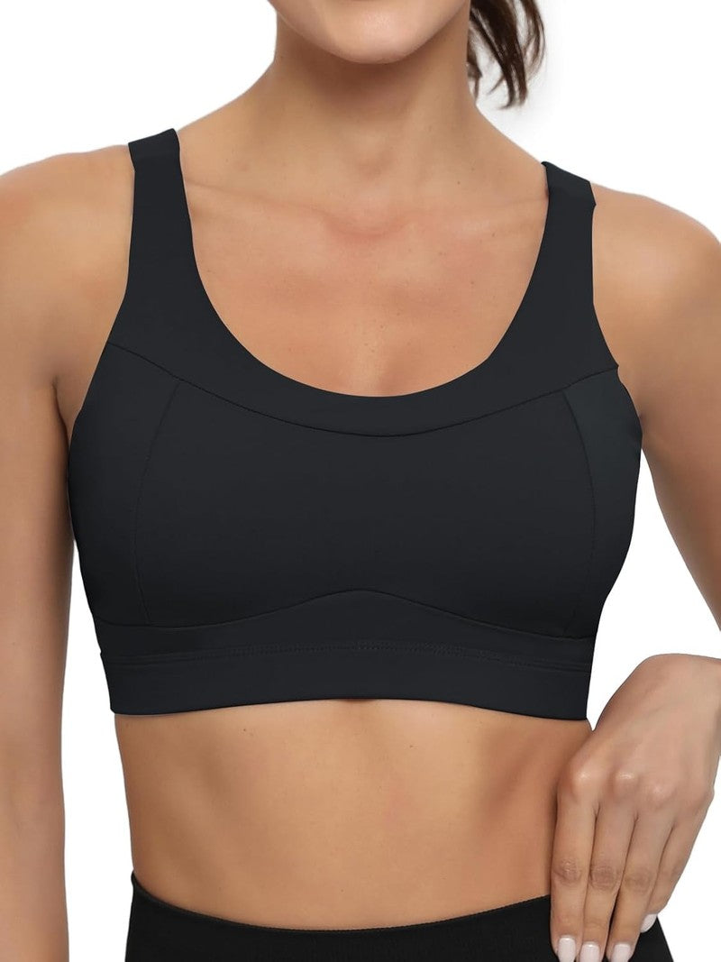 MunaWear Sportkleding ATHENA - Hoge Impact Dames Sport BH met Racerback en Push-up Effect