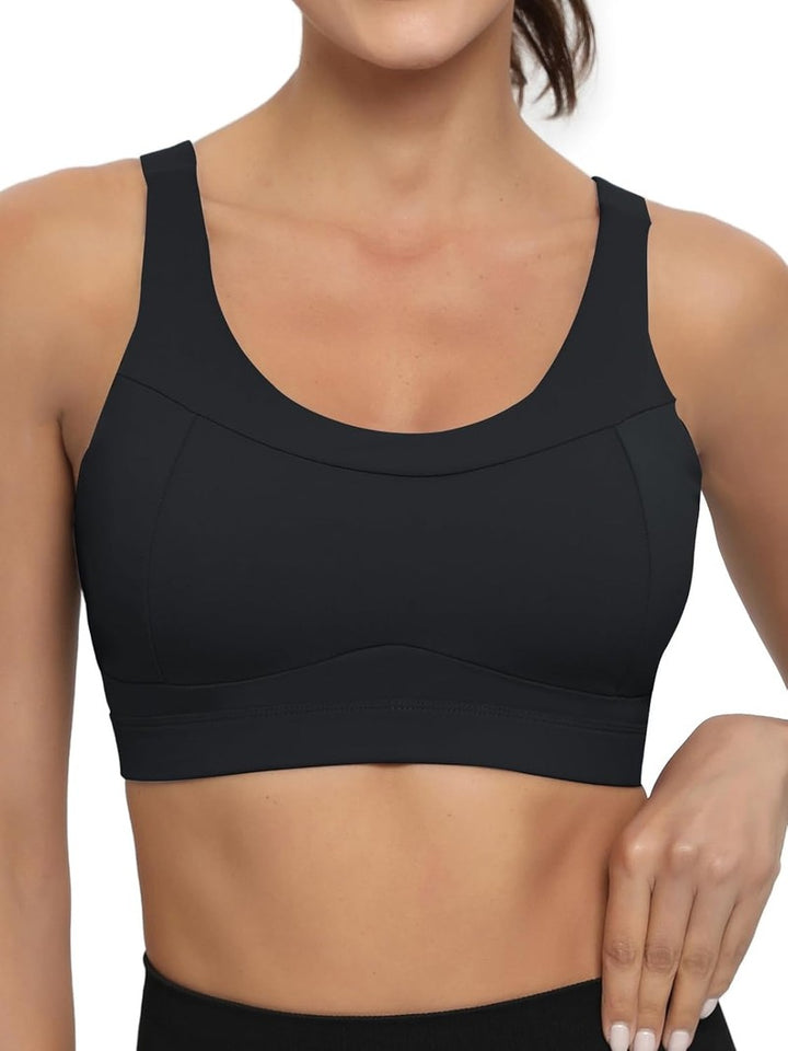 MunaWear Sportkleding ATHENA - Hoge Impact Dames Sport BH met Racerback en Push-up Effect