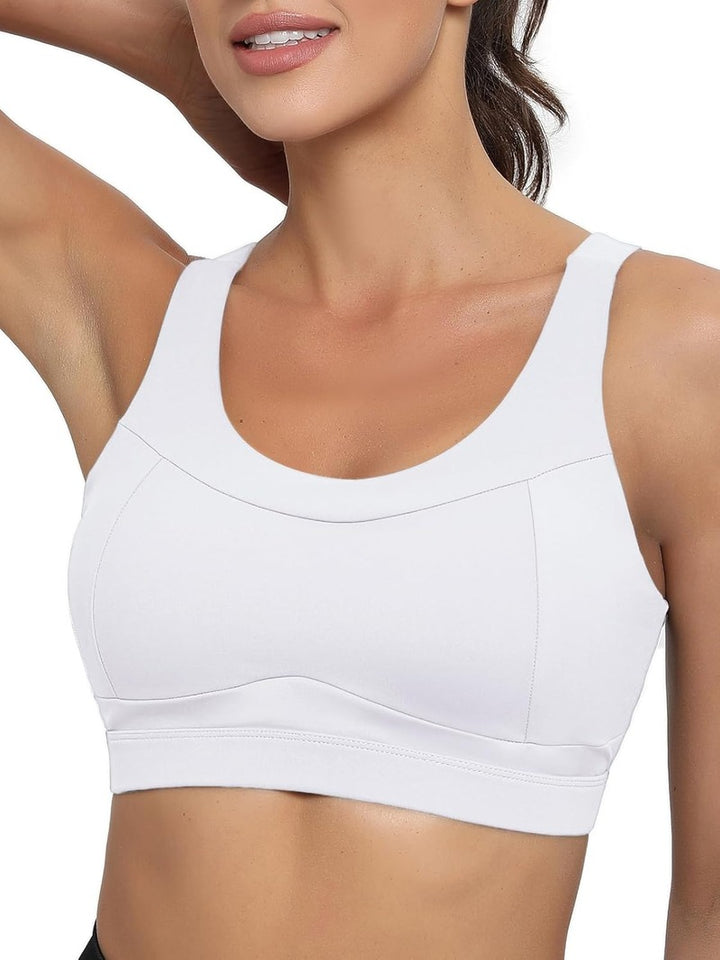 MunaWear Sportkleding ATHENA - Hoge Impact Dames Sport BH met Racerback en Push-up Effect