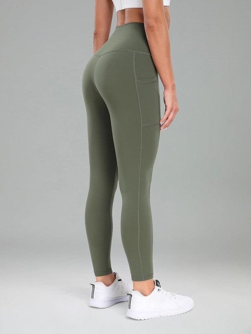 MunaWear Sportkleding LUNA - Dames Hoge Taille Yoga Legging 7/8 Lengte met Zakken ORIGINEEL