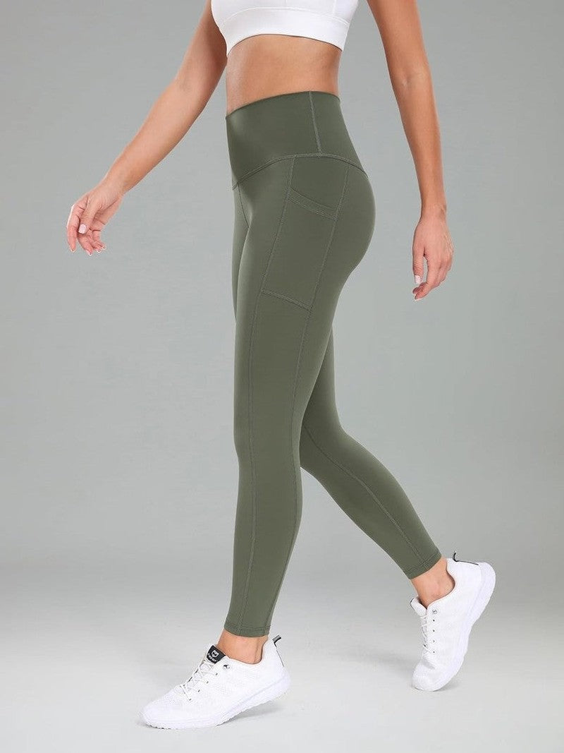 MunaWear Sportkleding LUNA - Dames Hoge Taille Yoga Legging 7/8 Lengte met Zakken ORIGINEEL