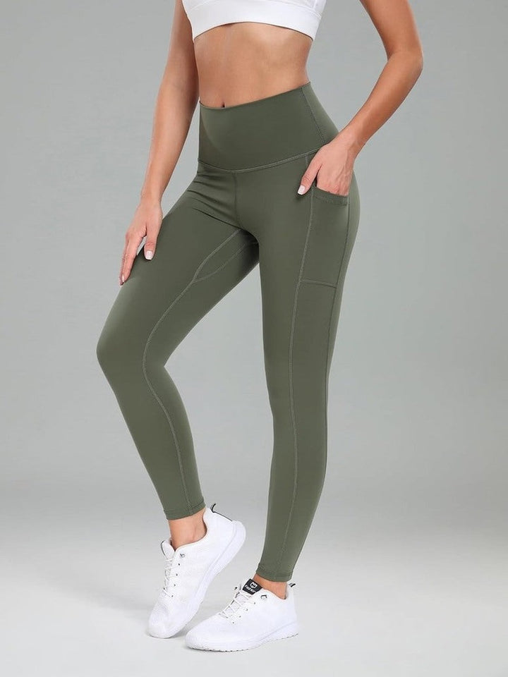 MunaWear Sportkleding LUNA - Dames Hoge Taille Yoga Legging 7/8 Lengte met Zakken ORIGINEEL