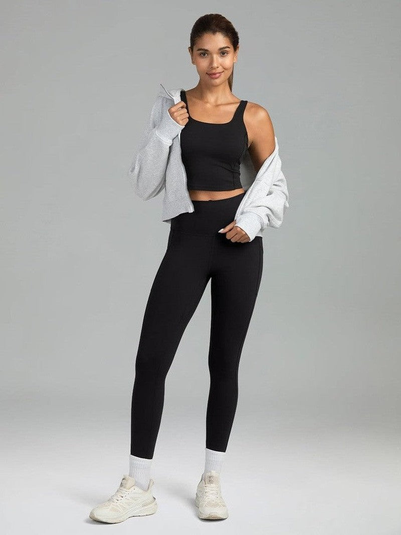 MunaWear Sportkleding LUNA - Dames Hoge Taille Yoga Legging 7/8 Lengte met Zakken ORIGINEEL