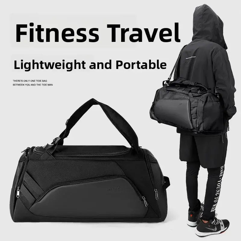 Caden - Multifunctional Men's Fitness Backpack With Wet-Dry Separation For Sports And Travel 0