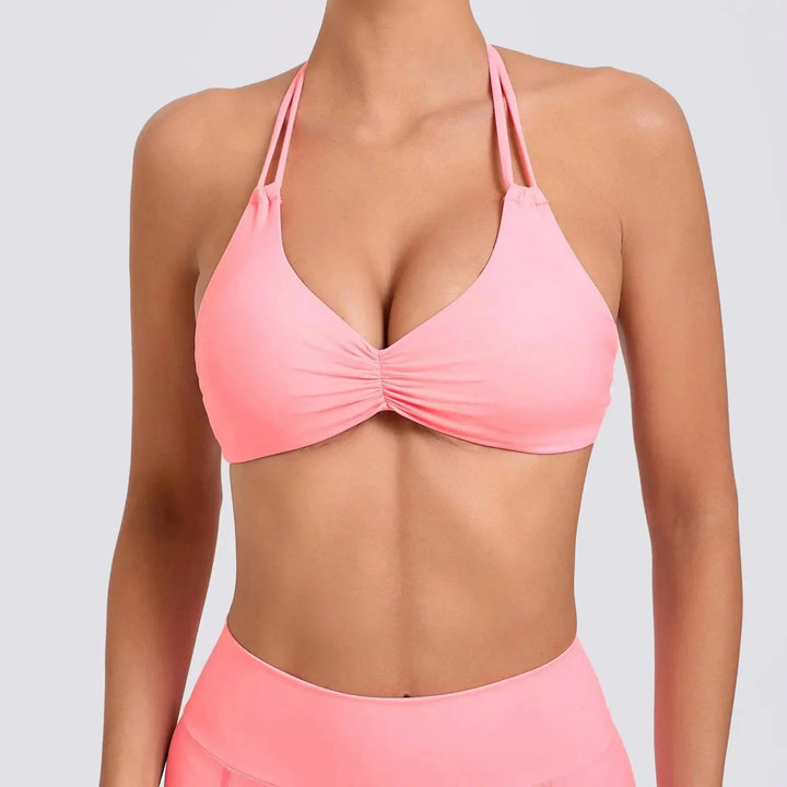 MunaWear  Sports Bras  Lila – Lightweight Supportive Sports Bra for Yoga, Gym, and Active Wear 