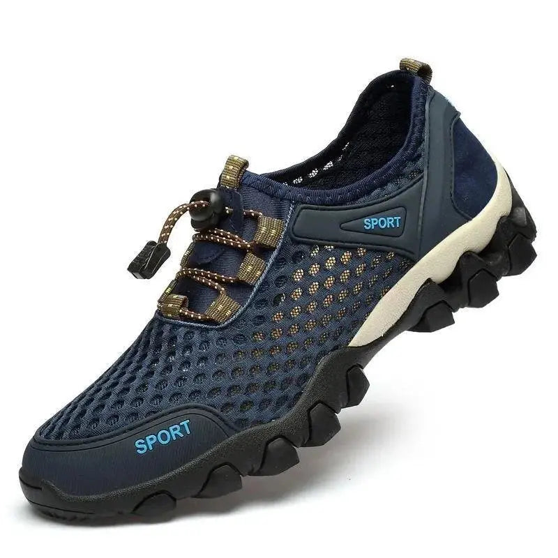 MunaWear  Sports Shoes  Ethan – Lightweight Breathable Mesh Running Shoes for Outdoor Activities and Sports  Blue-41