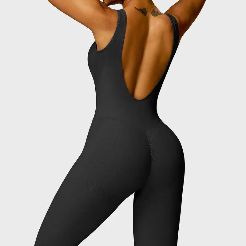MunaWear  Sportswear  Chloe - Stylish Women's Compression Jumpsuit For Peak Performance