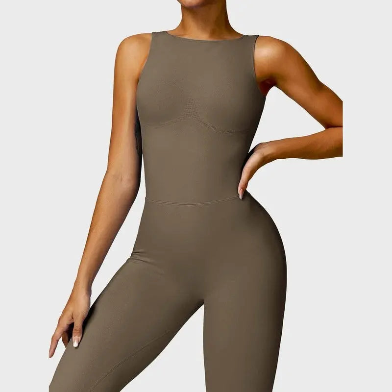 MunaWear  Sportswear  Chloe - Stylish Women's Compression Jumpsuit For Peak Performance