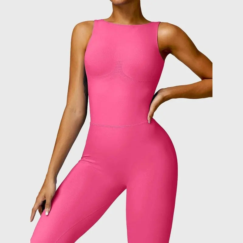 MunaWear  Sportswear  Chloe - Stylish Women's Compression Jumpsuit For Peak Performance