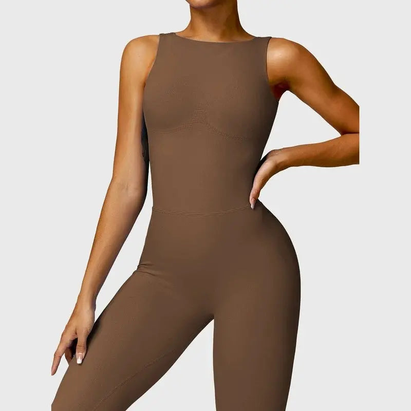MunaWear  Sportswear  Chloe - Stylish Women's Compression Jumpsuit For Peak Performance