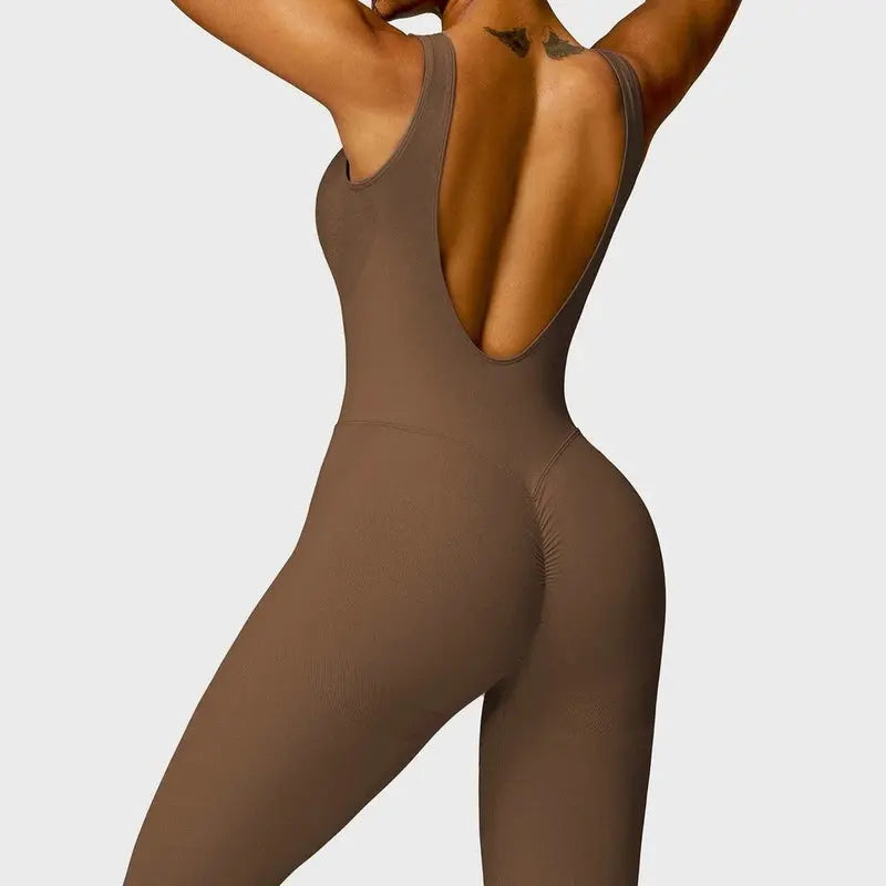 MunaWear  Sportswear  Chloe - Stylish Women's Compression Jumpsuit For Peak Performance