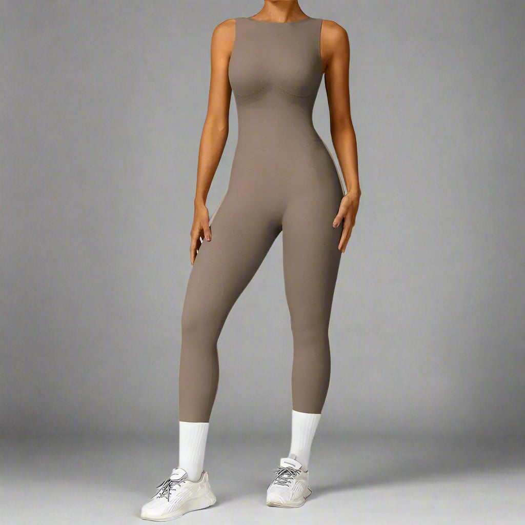 MunaWear  Sportswear  Chloe - Stylish Women's Compression Jumpsuit For Peak Performance