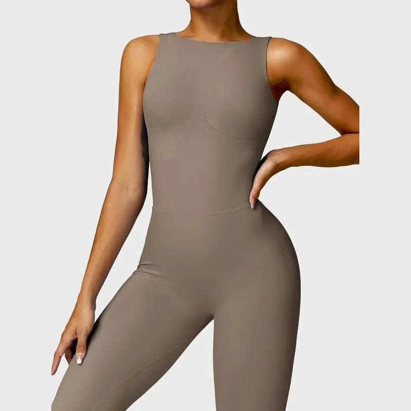 MunaWear  Sportswear  Chloe - Stylish Women's Compression Jumpsuit For Peak Performance