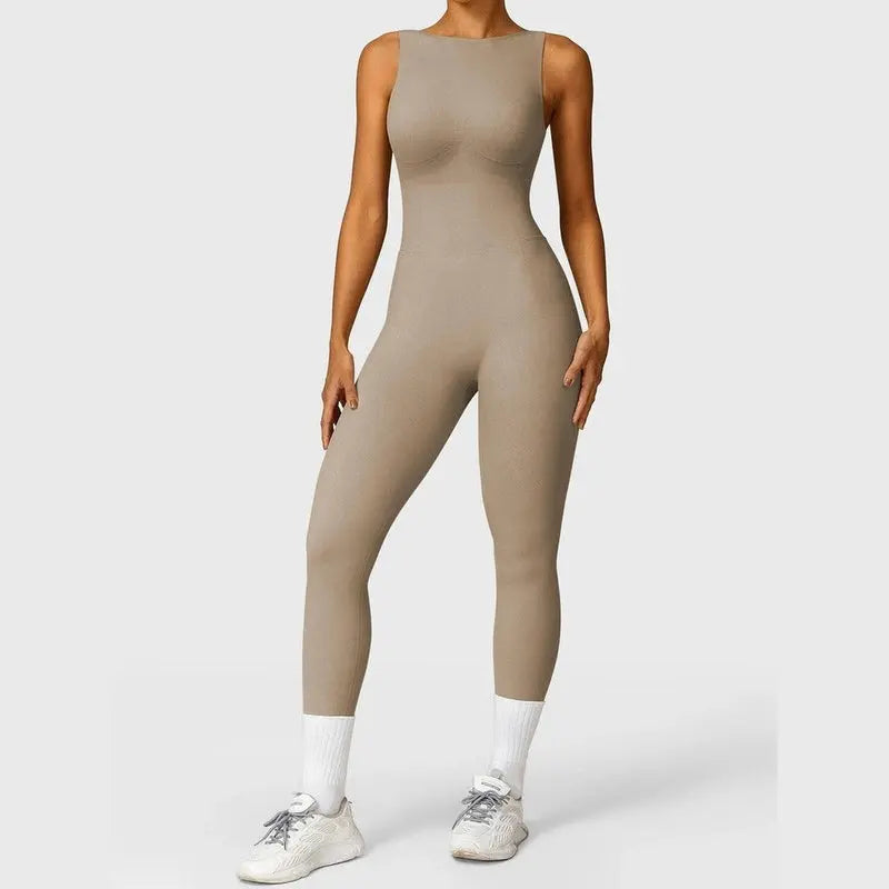 MunaWear  Sportswear  Chloe - Stylish Women's Compression Jumpsuit For Peak Performance