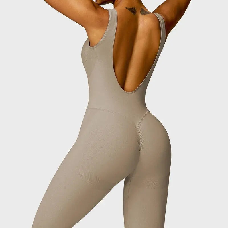 MunaWear  Sportswear  Chloe - Stylish Women's Compression Jumpsuit For Peak Performance