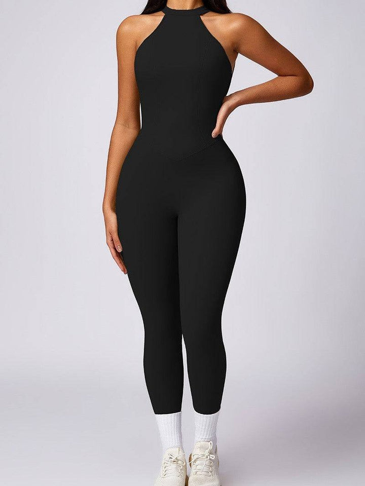 MunaWear Sportswear Ella - Stylish Halter Jumpsuit Perfect For Active Women And Yoga Enthusiasts