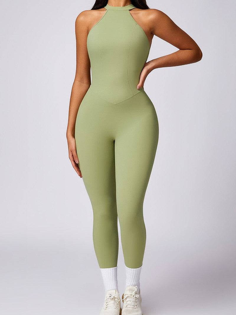 MunaWear Sportswear Ella - Stylish Halter Jumpsuit Perfect For Active Women And Yoga Enthusiasts