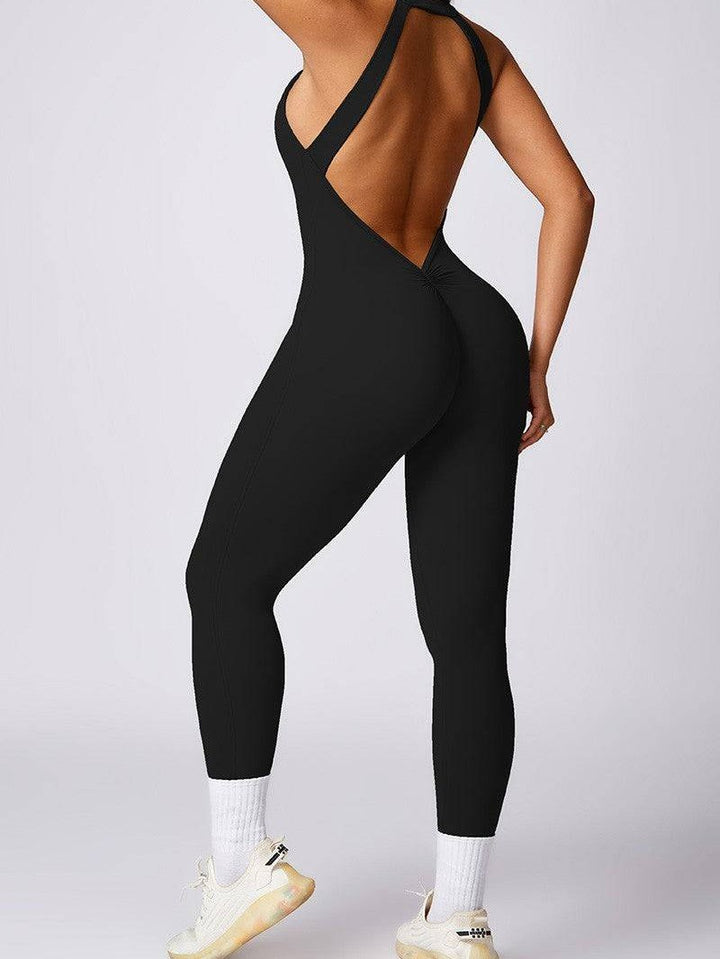 MunaWear Sportswear Ella - Stylish Halter Jumpsuit Perfect For Active Women And Yoga Enthusiasts