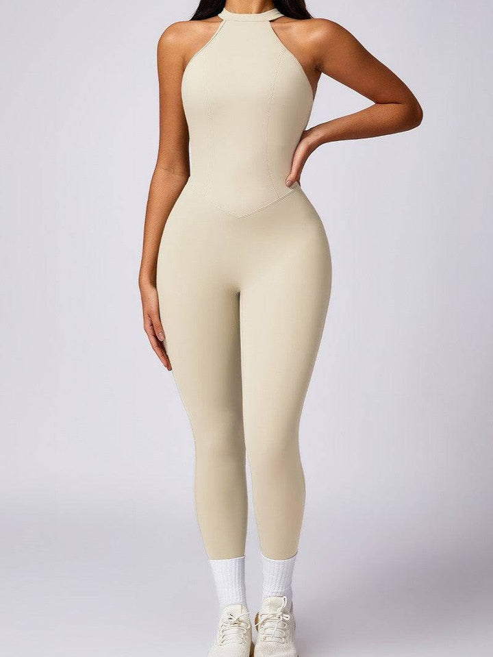 MunaWear Sportswear Ella - Stylish Halter Jumpsuit Perfect For Active Women And Yoga Enthusiasts