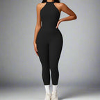 MunaWear  Sportswear  Ella - Stylish Halter Jumpsuit Perfect For Active Women And Yoga Enthusiasts