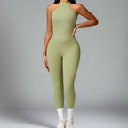 MunaWear  Sportswear  Ella - Stylish Halter Jumpsuit Perfect For Active Women And Yoga Enthusiasts
