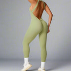 MunaWear  Sportswear  Ella - Stylish Halter Jumpsuit Perfect For Active Women And Yoga Enthusiasts