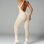 MunaWear  Sportswear  Ella - Stylish Halter Jumpsuit Perfect For Active Women And Yoga Enthusiasts