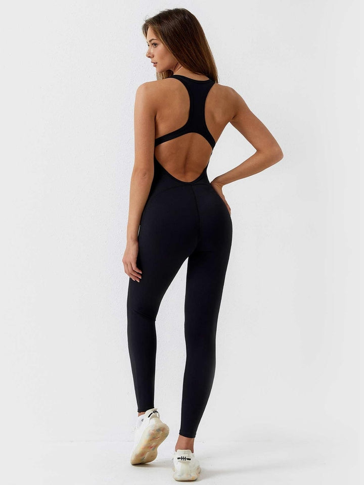 MunaWear Sportswear Leila - Chic Open-Front Jumpsuit For Effortless Style And All-Day Comfort