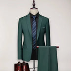 Caden - Tailored Men's Suit Set With Blazer And Trousers For Weddings And Formal Events 1