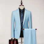 Caden - Tailored Men's Suit Set With Blazer And Trousers For Weddings And Formal Events 3