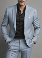 Caden - Tailored Men's Suit With Slim Fit For Business And Evening Wear 1
