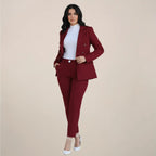 Liora - Women's Suit With Tailored Blazer And Slim Trousers For Office And Formal Events 2