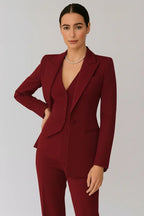 Selina - Elegant Women's Suit Set With Tailored Blazer For Office And Formal Events 2