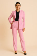 Liora - Tailored Women's Suit Set With Blazer And Pleated Trousers For Office And Formal Events 0