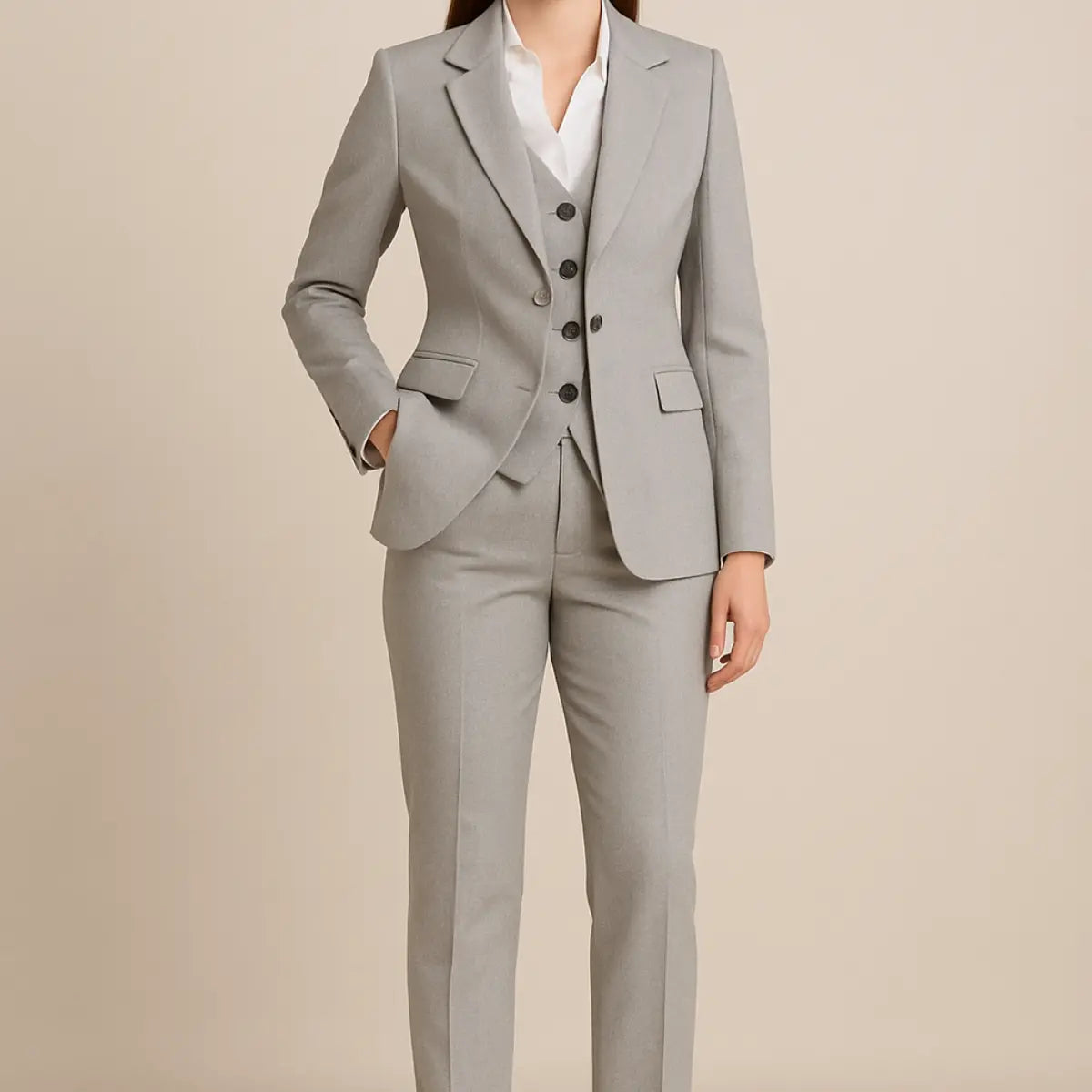 Marlow - Elegant Women's Suit With Tailored Design For Work And Social Occasions 0