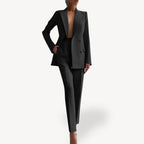Selina - Tailored Women's Suit With High-Waisted Trousers For Business And Formal Events 0