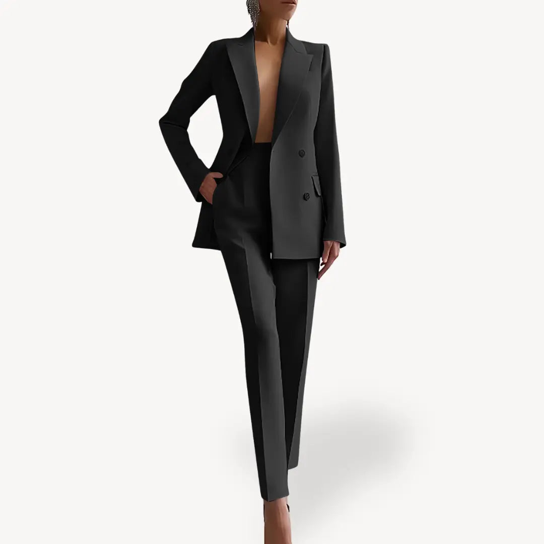Selina - Tailored Women's Suit With High-Waisted Trousers For Business And Formal Events 0