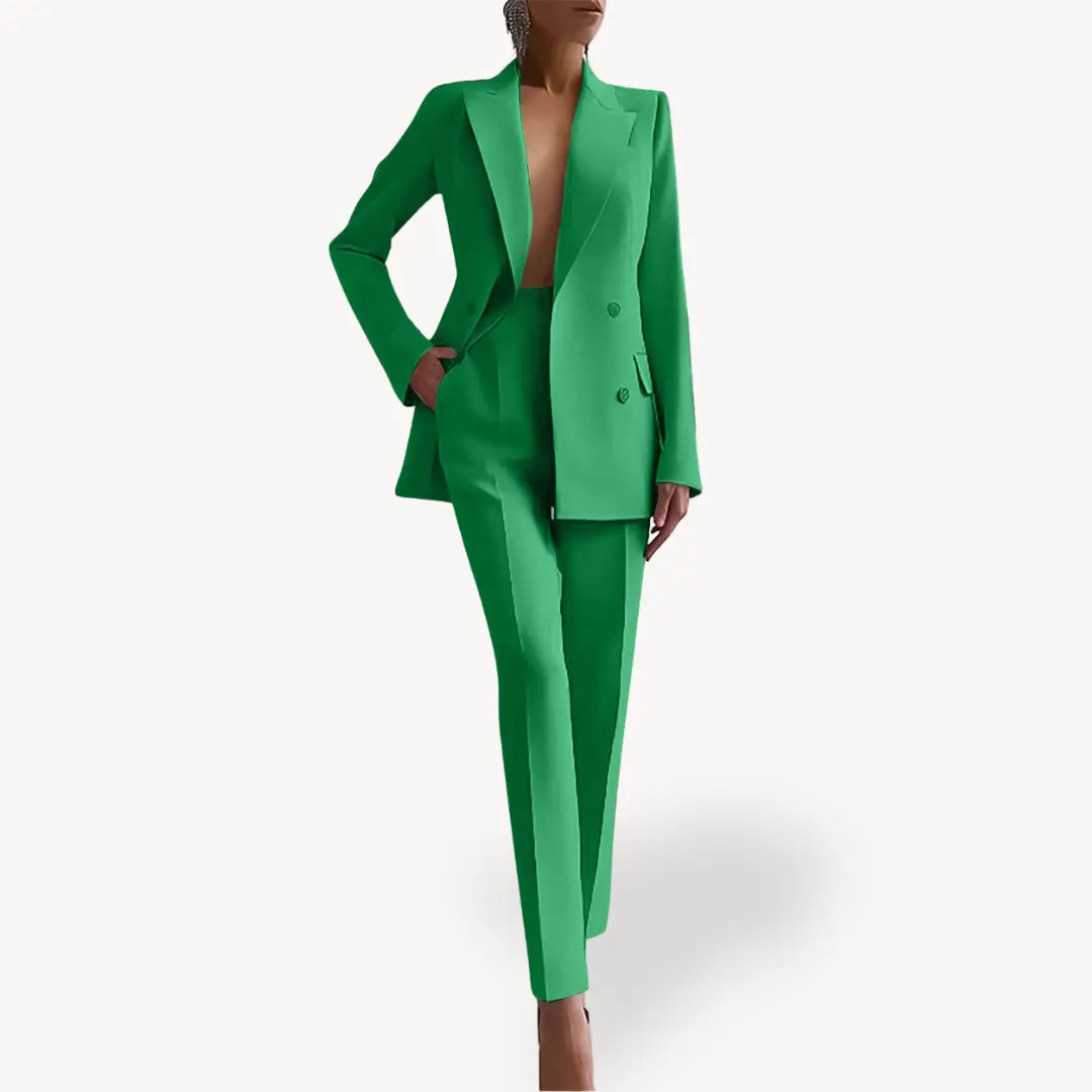 Selina - Tailored Women's Suit With High-Waisted Trousers For Business And Formal Events 1