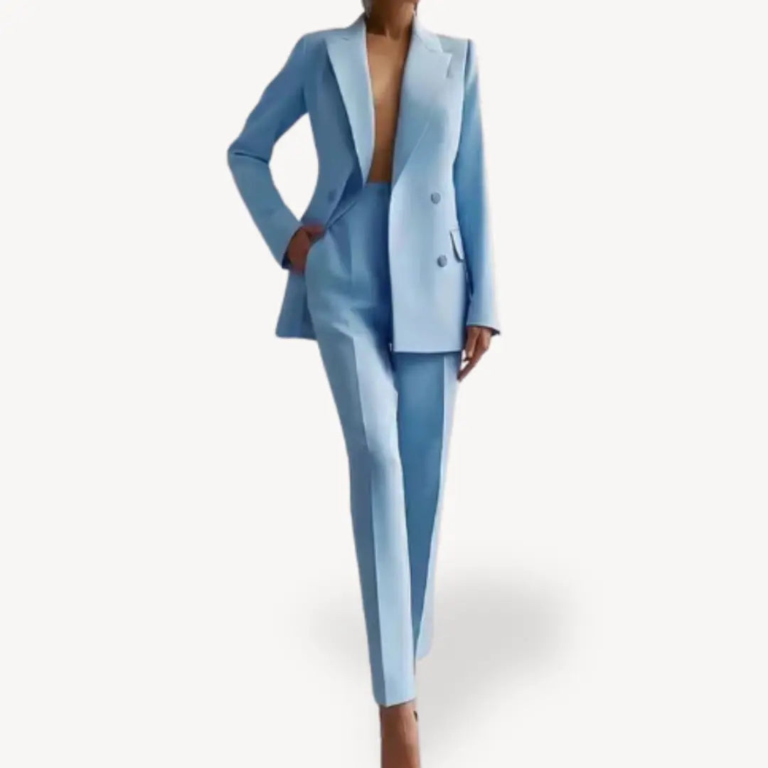 Selina - Tailored Women's Suit With High-Waisted Trousers For Business And Formal Events 2