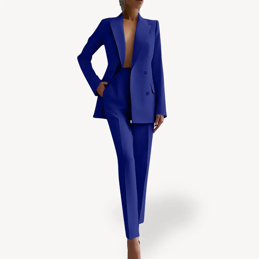 Selina - Tailored Women's Suit With High-Waisted Trousers For Business And Formal Events 3