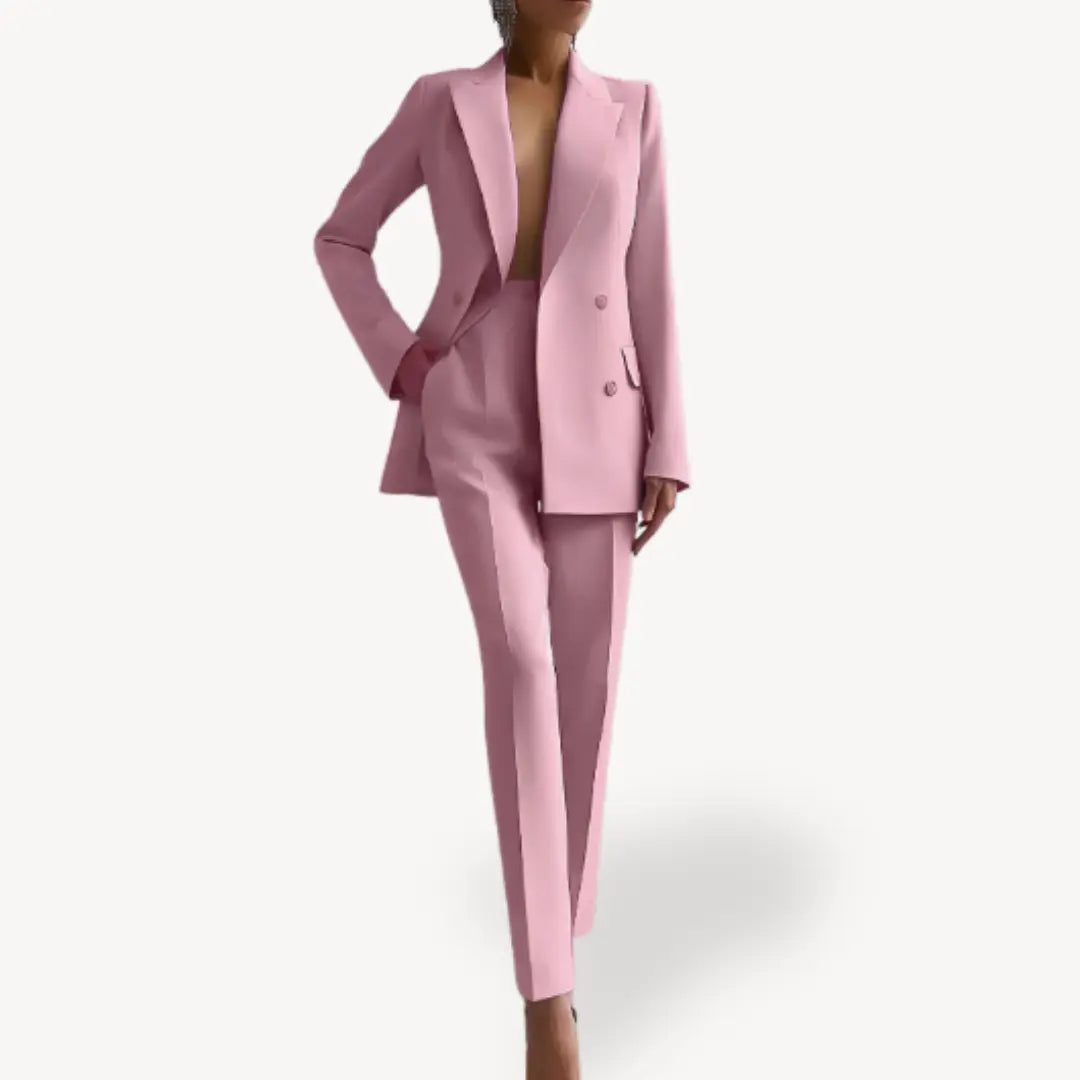 Selina - Tailored Women's Suit With High-Waisted Trousers For Business And Formal Events 4