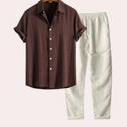 Ethan - Lightweight Men's Summer Set, Stylish & Versatile for Beach Days, BBQs & Casual Outings, Size S-L 1