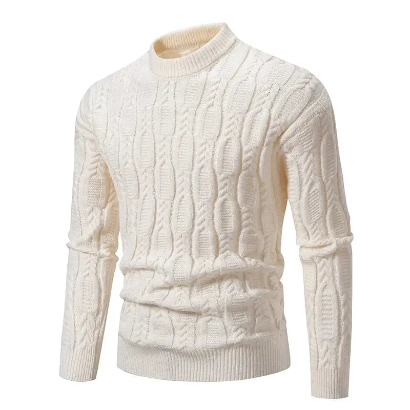 Caden - Soft Men's Sweater With Mock Turtleneck For Casual Autumn Wear 6