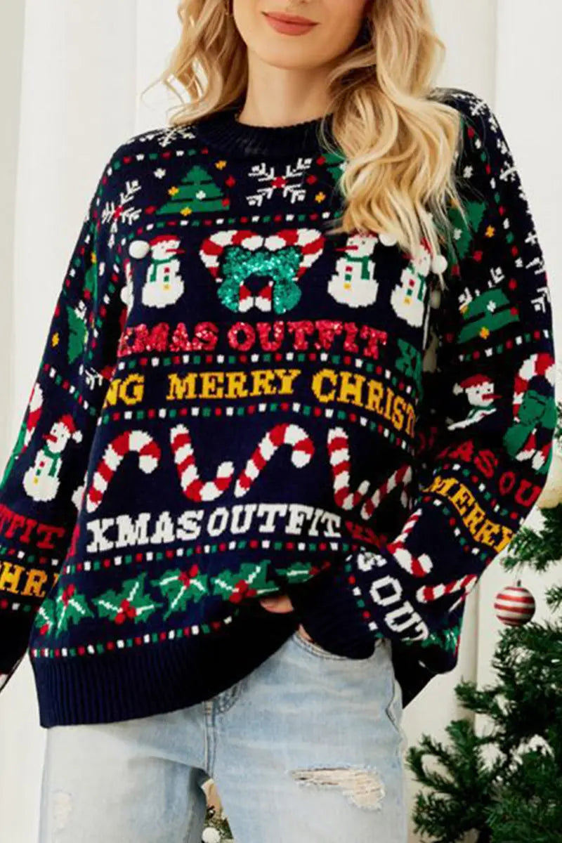 Cozy Christmas Sweater With Snowflake Design – Perfect for Festive Gatherings 2
