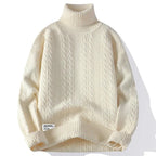 Liora - Classic Cable-Knit Sweater With Turtleneck For Fall Fashion 3