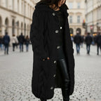 MunaWear - Sweaters - Ova - Stylish Women's Long Casual Sweater With Comfortable Fit For Everyday And Formal Wear - Black / 5XL