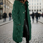 MunaWear - Sweaters - Ova - Stylish Women's Long Casual Sweater With Comfortable Fit For Everyday And Formal Wear - Green / 5XL