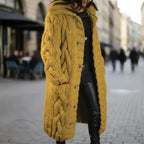 MunaWear - Sweaters - Ova - Stylish Women's Long Casual Sweater With Comfortable Fit For Everyday And Formal Wear - Yellow / 5XL