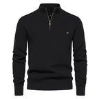 Caden - Stylish Men's Zipper Cardigan with High Collar for Casual and Social Wear 12