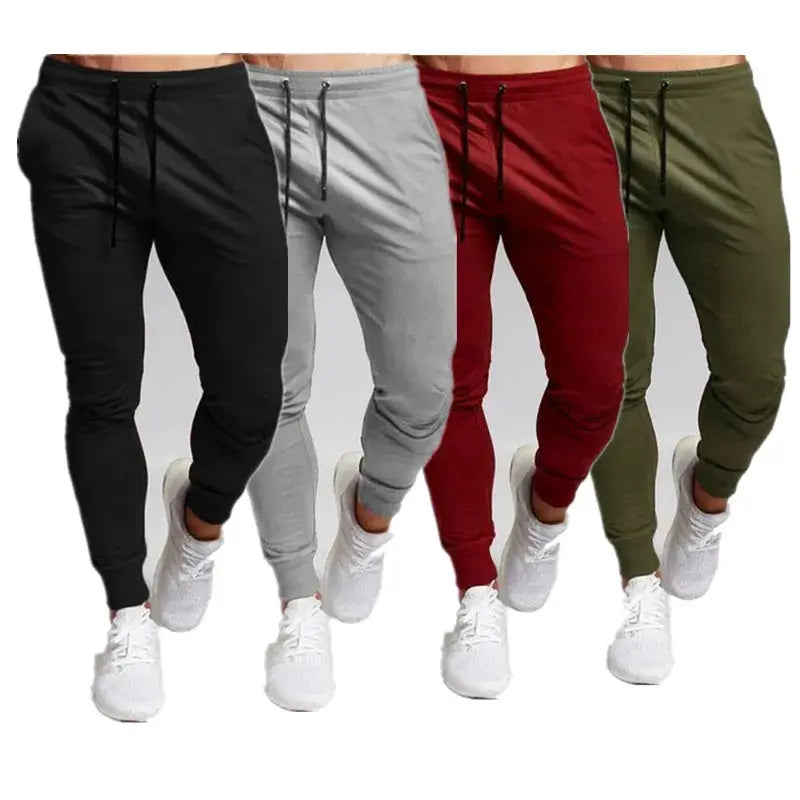 Caden - Comfortable Men's Joggers With Elastic Waist For Casual Fitness 0